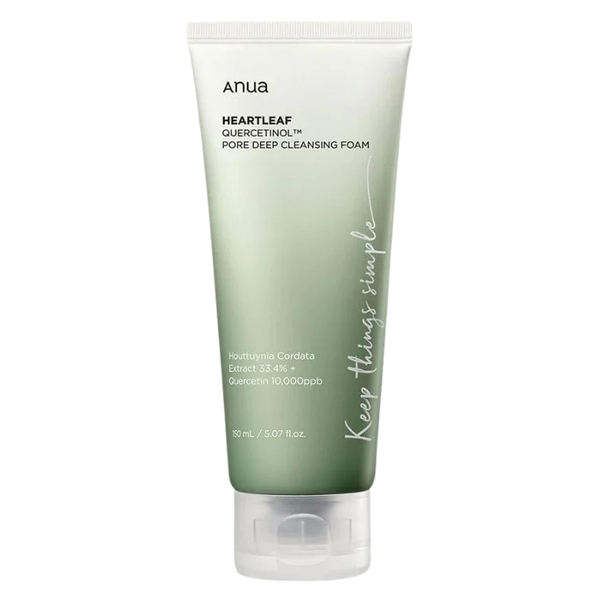 ANUA HEARTLEAF QUERCETINOL PORE DEEP CLEANSING FOAM