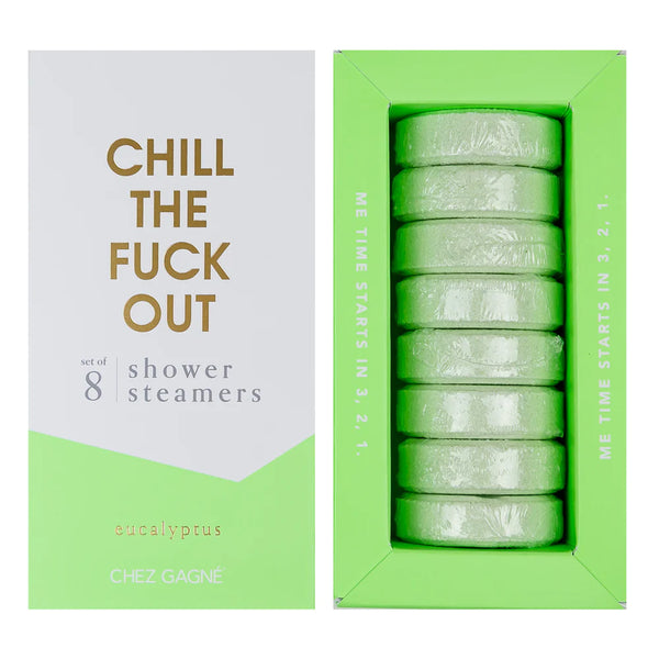 CHEZ GAGNÉ CHILL THE F*CK OUT SHOWER STEAMERS: EUCALYPTUS