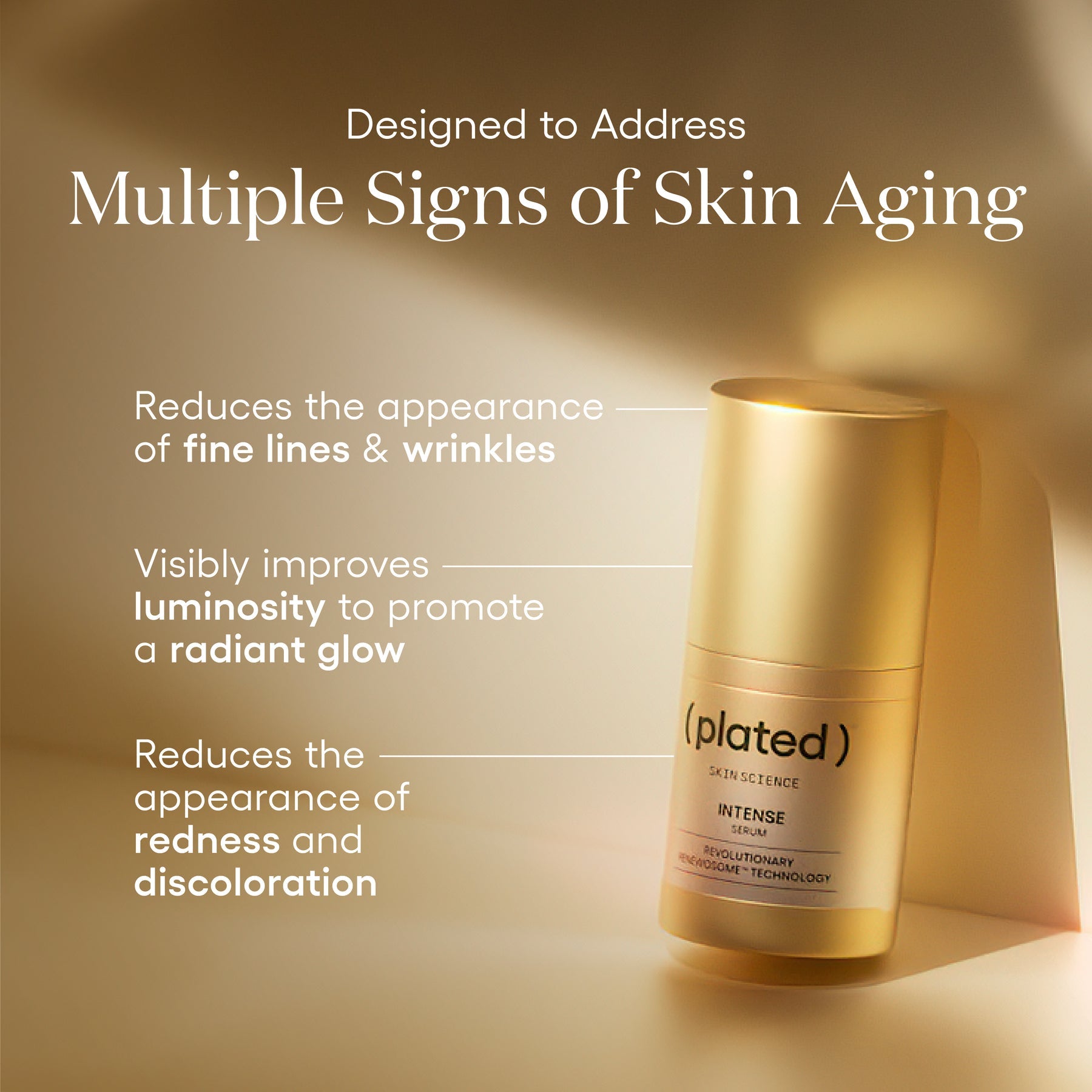 Plated Exosome Skin Science INTENSE Face Serum – Tight Clinic Shop